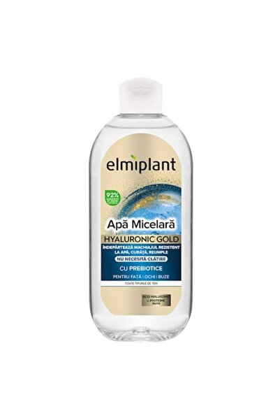 ELMIPLANT Set 2 x Apa Micelara cu Acid Hialuronic Gold, 400 ml
