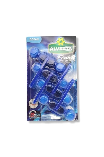 Alvesta Odorizant pentru toaletă Power Ocean, 4 x 48 g