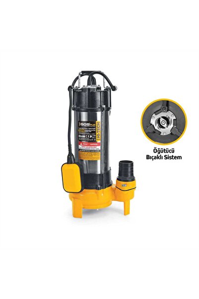 Genel Markalar SGS5376 FOSEPTİK DALGIÇ POMPA 1500W 2.0 HP ÖĞÜTÜCÜ BIÇAKLI 17 ...