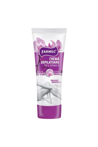 Farmec Set 3 x Crema Depilatoare Farmec, pentru Piele Normala, cu Extract de Orhidee, 150 ml