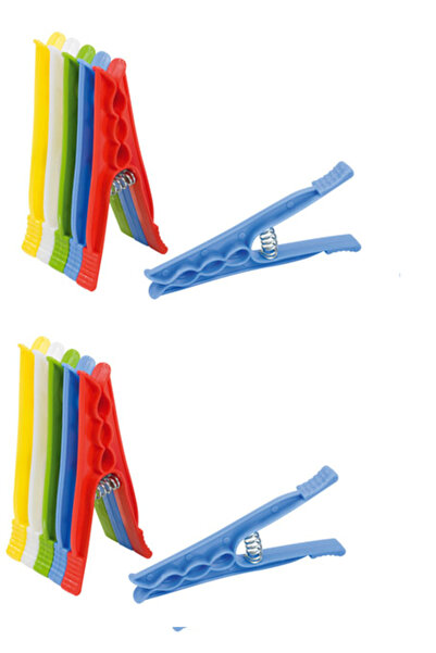 Evvano Комплект от 48 броя щипки за дрехи с аромат на дафинов лист