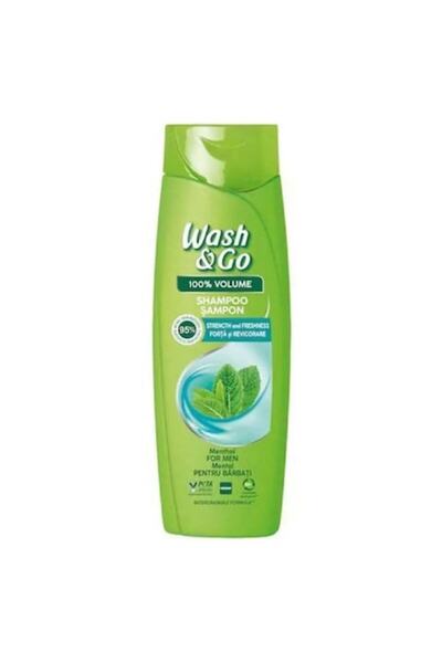 WASH&GO Șampon Mentol Bărbați 360ml