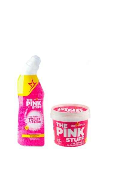 THE PINK STUFF Set Universal Cleaning Paste The Pink Stuff, 850g + Toilet Bow...