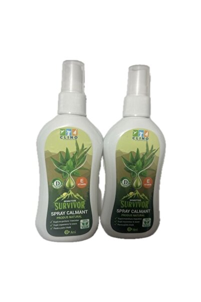 Clino Pachet 2 X Survivor Spray calmant dupa intrepatura tantarilor 100% 100ml