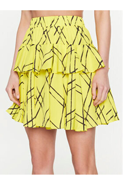 Silvian Heach Γυναικεία Μίνι Φούστα GPP23378GO Κίτρινη