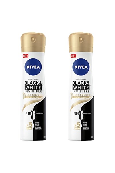 NIVEA Set 2x Spray Antiperspirant, NIVEA, Black&White, 2x150ml