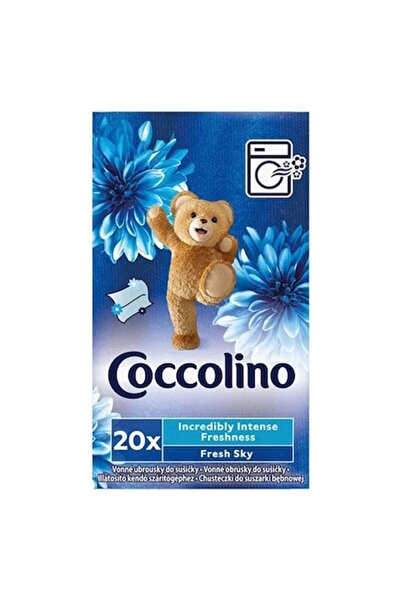 Coccolino Pack 2x Scented Sheets for Clothes Fresh Sky 20 pcs