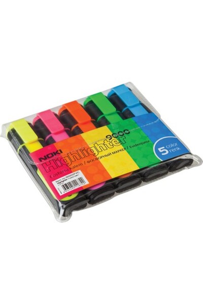 Noki قلم هايلايتر 5 قطع 9000