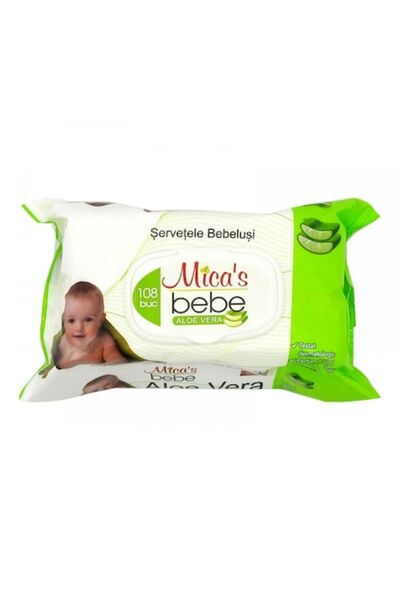 Mica'S Șervețele umede cu capac Micas Babies Aloe Vera 108 buc
