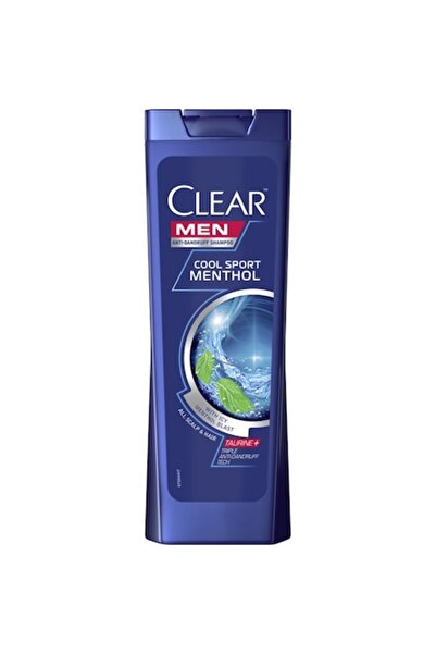Clear Set 2 x Men Cool Sport Menthol Shampoo, 360 ml