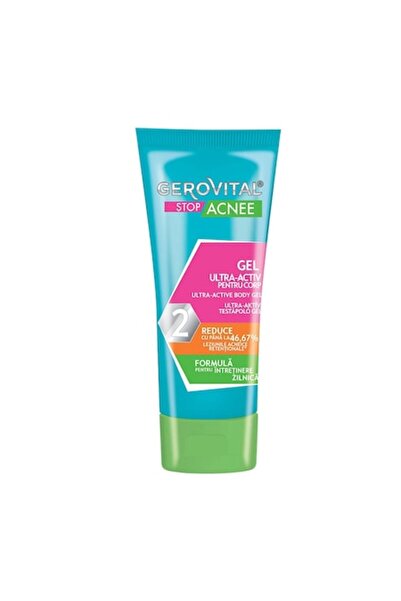 GEROVITAL Set of 3 Ultra Active Anti-Acne Body Gels 50ml