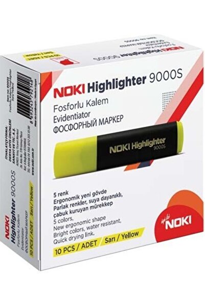 Noki Highlighter Yellow 10 pcs