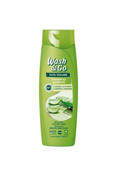 Wash and Go Set 3 x Șampon Wash&Go cu extract de Aloe Vera, 360 ml
