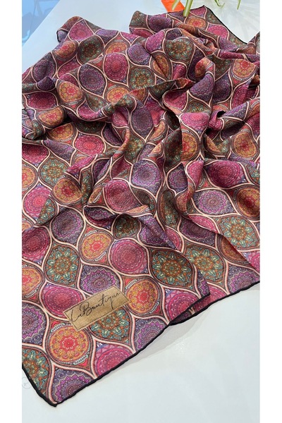 La Boutique Eşarp Бамбукова коприна памук лятна/есенна прохладна шал