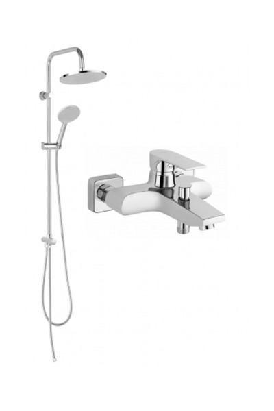 FERRO Pachet 2 in 1 Baterie cada/dus si Coloana de Dus 1 Functii COPPA