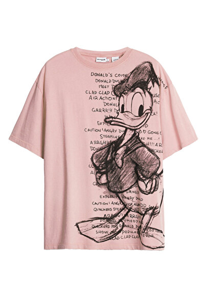 Desigual Γυναικείο T-Shirt 25SWTKAH Ροζ