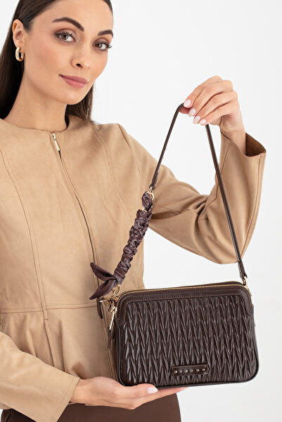 Sisley حقيبة يد نسائية بني SLY275