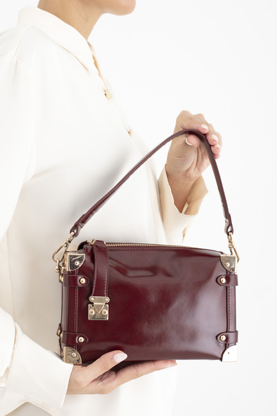 Matthew Cox GEANTĂ DE MÂNĂ FEMEI ROȘU CLARET BYN2414