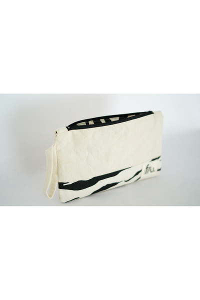 Studio Firu Keten El Çantası Clutch Organizer