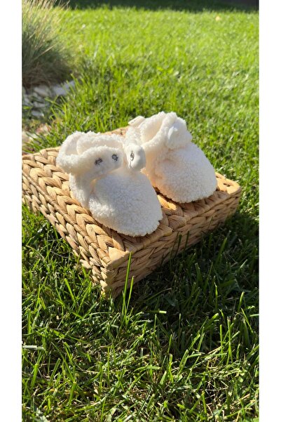 BabyDia Lamb Fabric Non-Slip Sole Booties