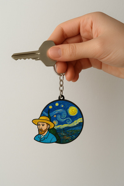 Fynbos سلسلة مفاتيح فان جوخ ستاري نايت
