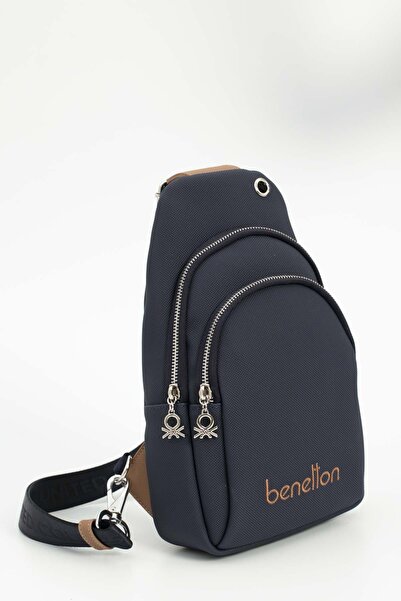 United Colors of Benetton GEANTĂ DE MÂNĂ BENETTON PENTRU FEMEI ALBASTRU MARIN-CAMEL BNT1652