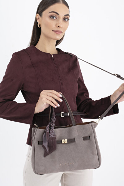 Sisley KADIN KOL ÇANTASI TAŞ-KAHVE SLY308