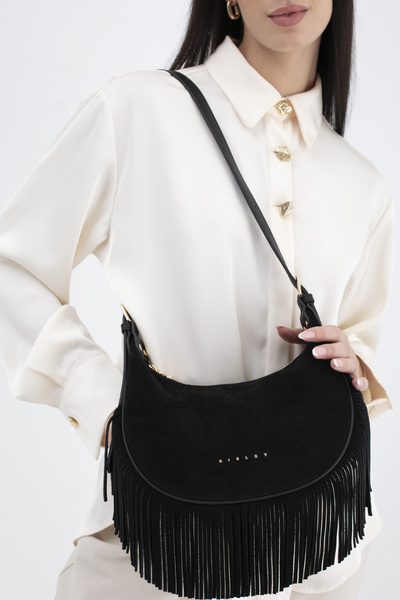 Sisley حقيبة يد نسائية سوداء SLY302