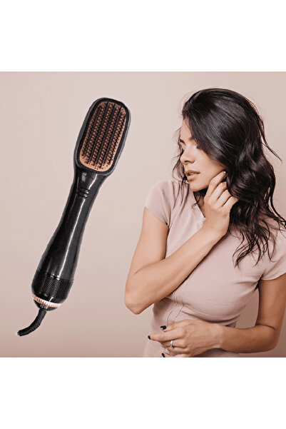 Queen line Hair Dryer and Thermal Brush 1800 Black/Pink