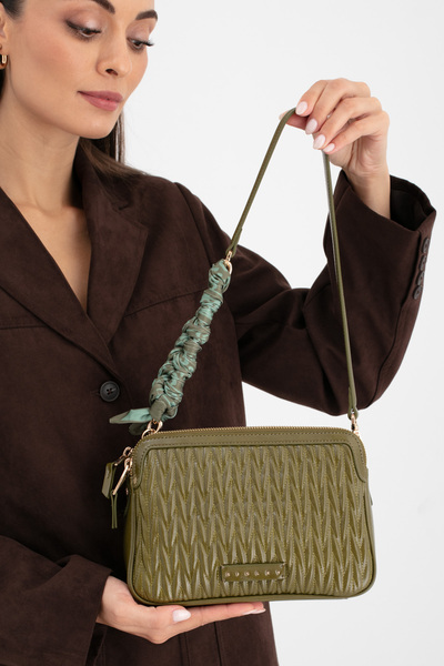 Sisley Women's Arm Bag Khaki Sly275