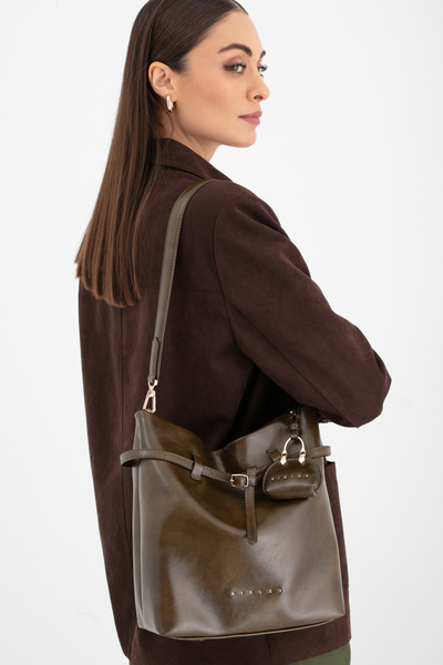 Sisley Women's Arm Bag Khaki Sly243