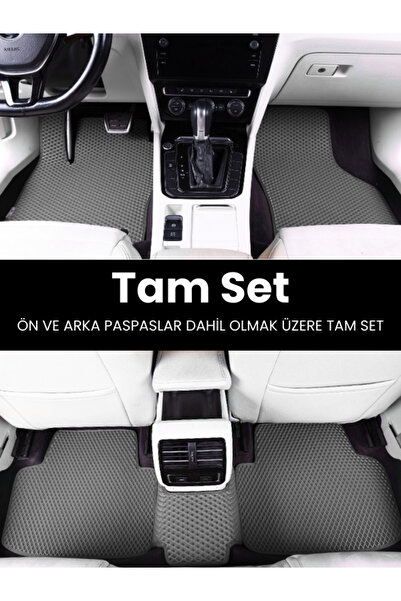 evolise VOLKSWAGEN-PASSAT B8-(2015-2019) Uyumlu EVA İÇ PASPAS TAKIMI (METAL T...