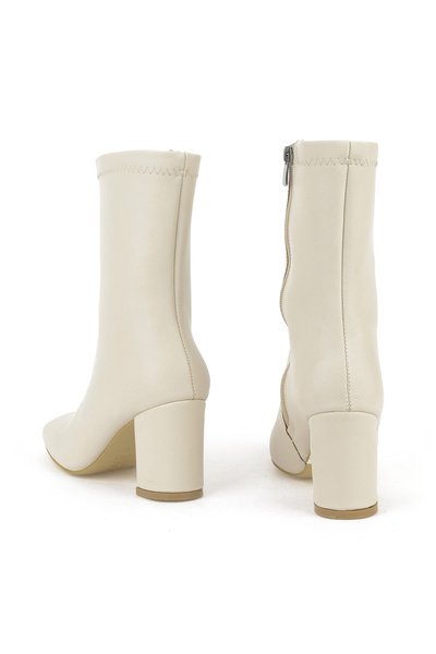 Ziya , Kadın Topuklu Bot 1531044Z4007 Bej
