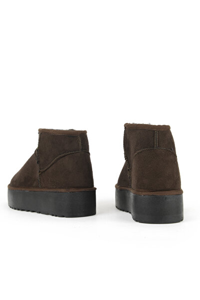 Ziya , Suni Kürklü Kadın Bot 1531044Z1002 Kahve