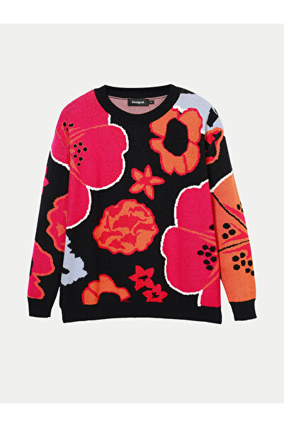 Desigual Γυναικείο Πουλόβερ 24WWJF32 Πολύχρωμο
