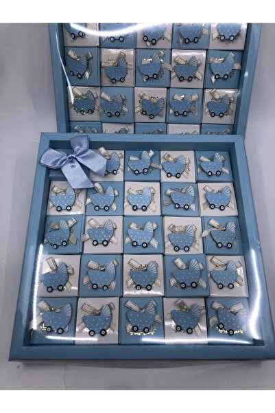 melodi 25 adet Erek Bebek Pusetli Hoşgeldin Bebek Çikolata