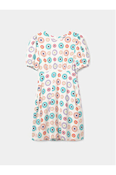 Desigual Γυναικείο Καλοκαιρινό Φόρεμα 24SWVW44 Λευκό