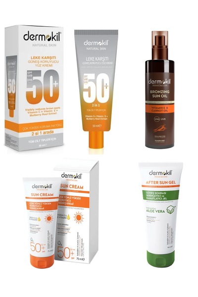 Dermokil Yüksek Koruma 50+ Spf Güneş 4’Lü Avantaj Set