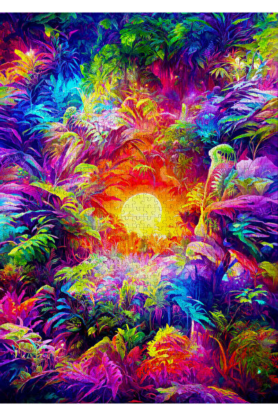 Enjoy Puzzle 1000 Pieces Jigsaw Puzzle - Rainbow Tropic