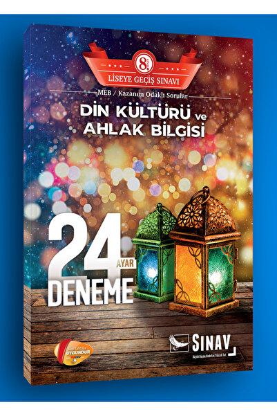 Sınav Yayınları SINAV 8.Sınıf LGS 24 Ayar Din Kültürü Branş Deneme - degerkitap