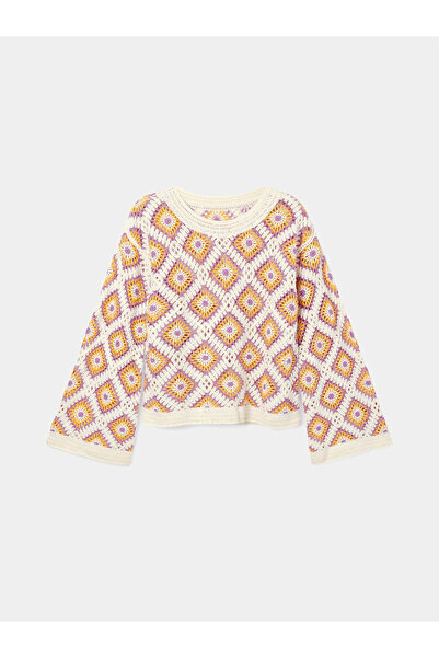 Desigual Γυναικείο Πουλόβερ 24SWJF25 Πολύχρωμο