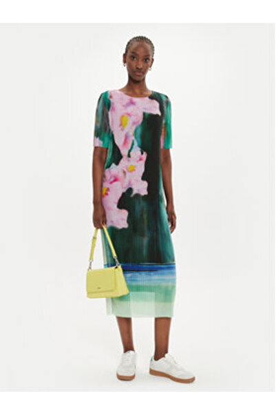 Desigual Γυναικείο Φόρεμα Casual 24WWVK78 Πολύχρωμο