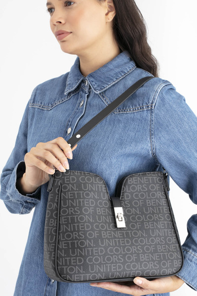 United Colors of Benetton Benetton Women's Arm Bag Black Bnt1697