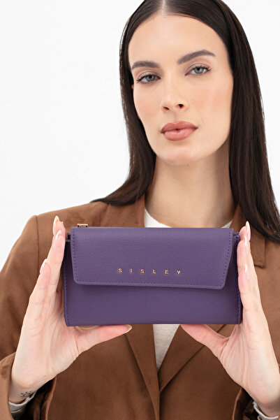 Sisley Women's Wallet Mürdüm Sly253