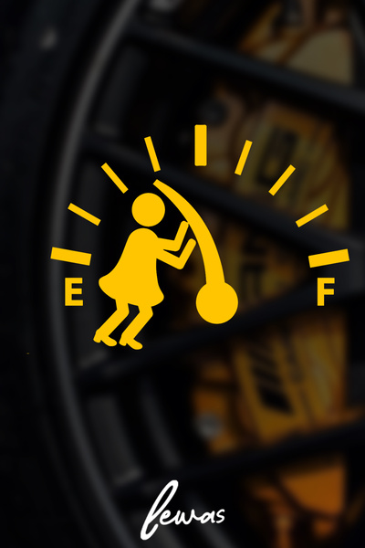 levvas ملصق سيارة أو دراجة نارية من نوع Sweet Depot Fuel باللون الأبيض (12x9 سم)