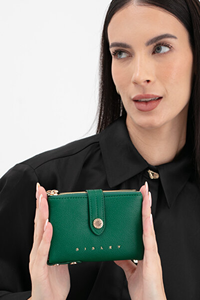 Sisley Women's Wallet Green Sly249