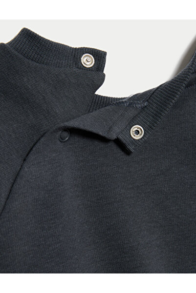 Marks & Spencer Pamuk Karışımlı Sweatshirt (0–3 Yaş)