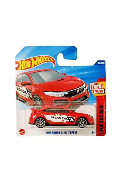 HOT WHEELS 2018 Honda Civic Type R, Red, Scale 1:64 - Model 2025