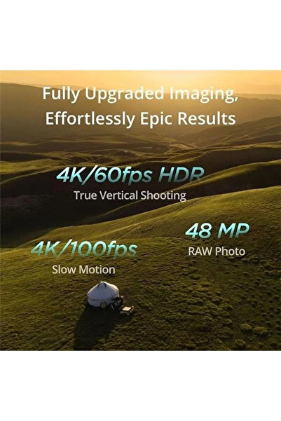 Genel Markalar Mini 4 Pro Fly More Combo Plus ( RC 2) (Ekranlı Kumanda) - 4K HDR Kameralı Mini Drone, 20 km