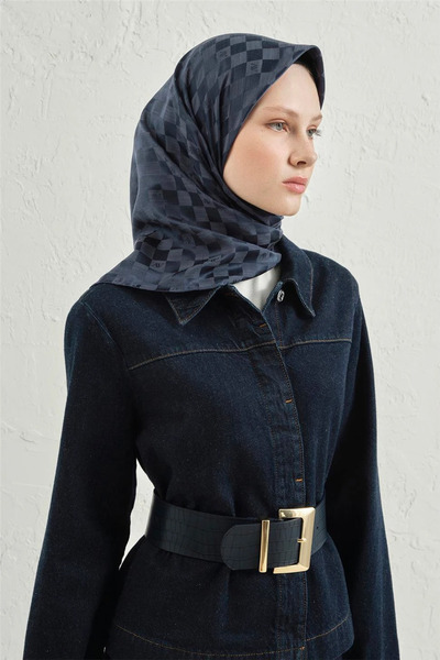 Armine Κασκόλ από βαμβακερό μετάξι ζακάρ - 4464 02